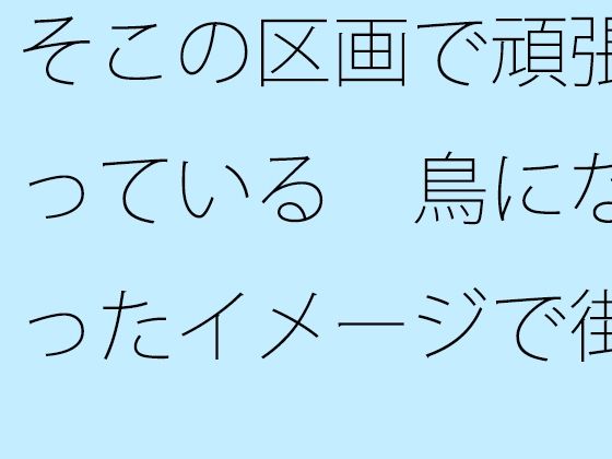 【無料】そこの区画で頑張っている 鳥になったイメージで街中を俯瞰 見えていないものを・・・
