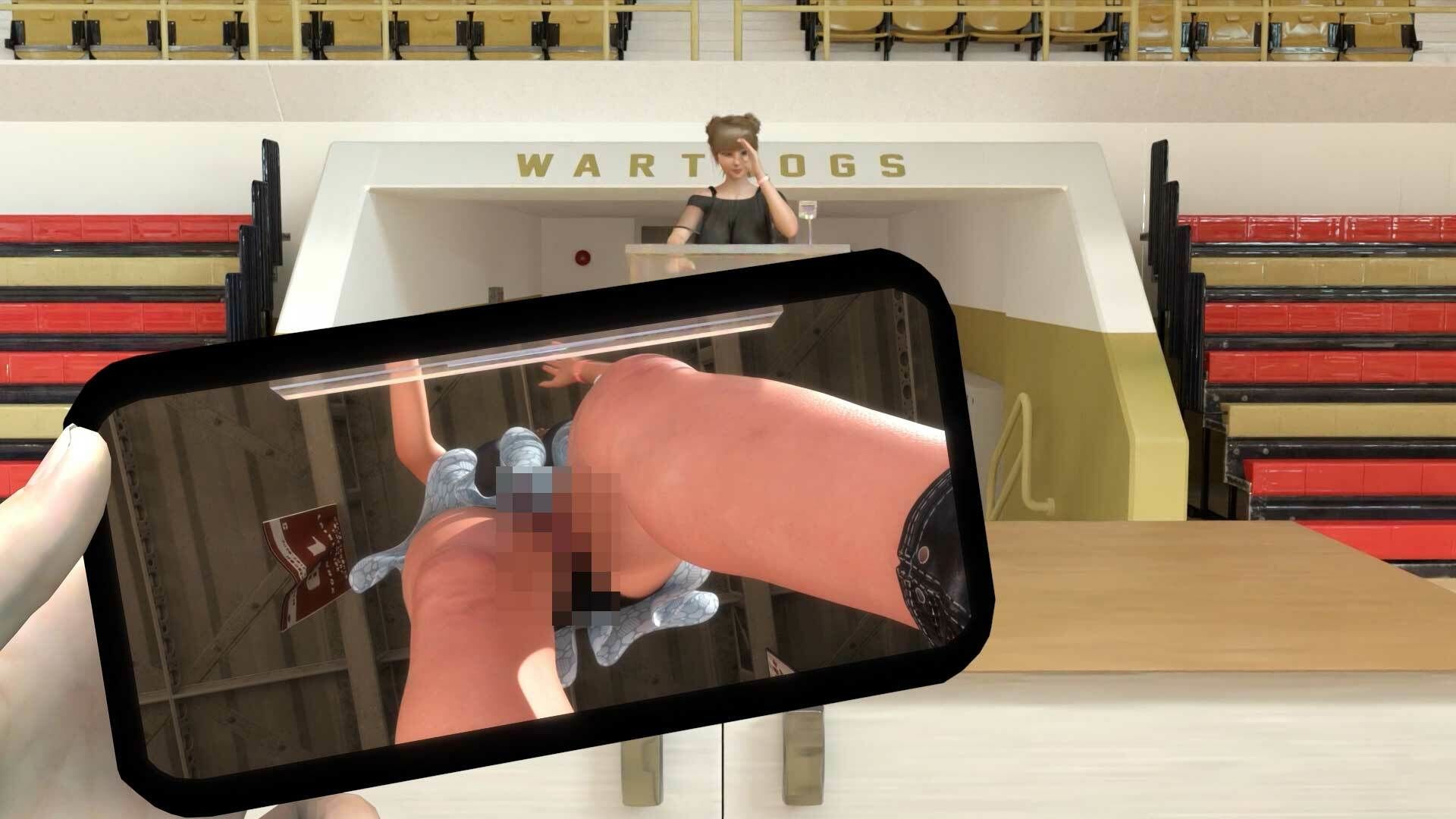 【▲100】生徒会長 一ノ瀬廻里・朝の全校演説 4th-Season Vol.001sp（『全校生徒による主体的な校則変更による金曜日週1日私服登校日について』（日本語版）:黒ベース大人っぽいパンティ編・隠しカメラの映像をスマホで鑑賞）