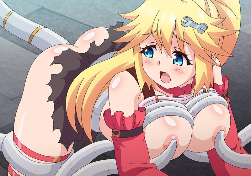 メカ技師リスタの大冒険 第1話 電波ジャックで大混乱!? ヌルヌル触手を打ち倒せ!