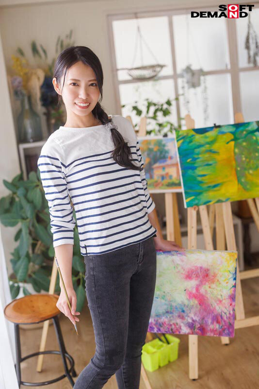 根っからの明るさで職場の絵画スクールはいつも笑顔で溢れてる 今村由美 34歳 素人人妻がAV初出演