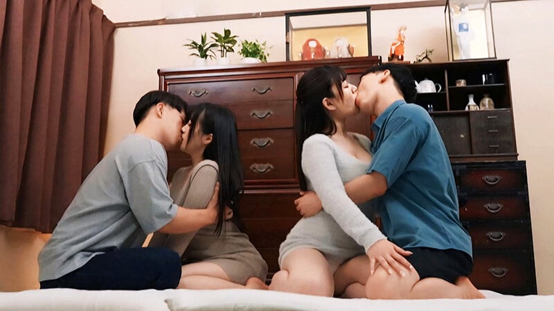 嫁の巨乳だけでは勃起しなくなってしまったボクのために妻は巨乳の友人を連れてきた!夢の逆3P子種り性活のはずが…友人(巨乳)の旦那にコトがバレてしまい夫婦交換スワッピング種付け性交!