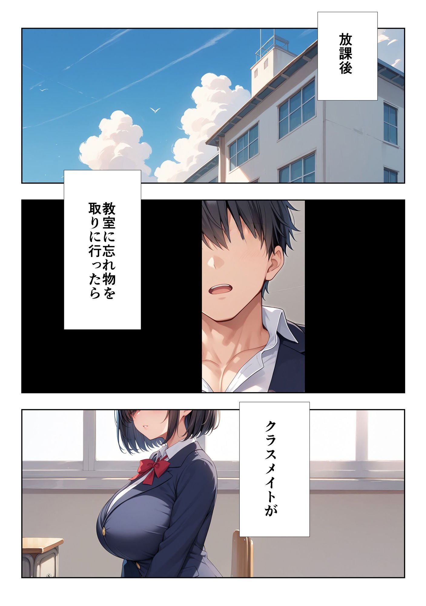 地味巨乳ちゃんの秘密の趣味