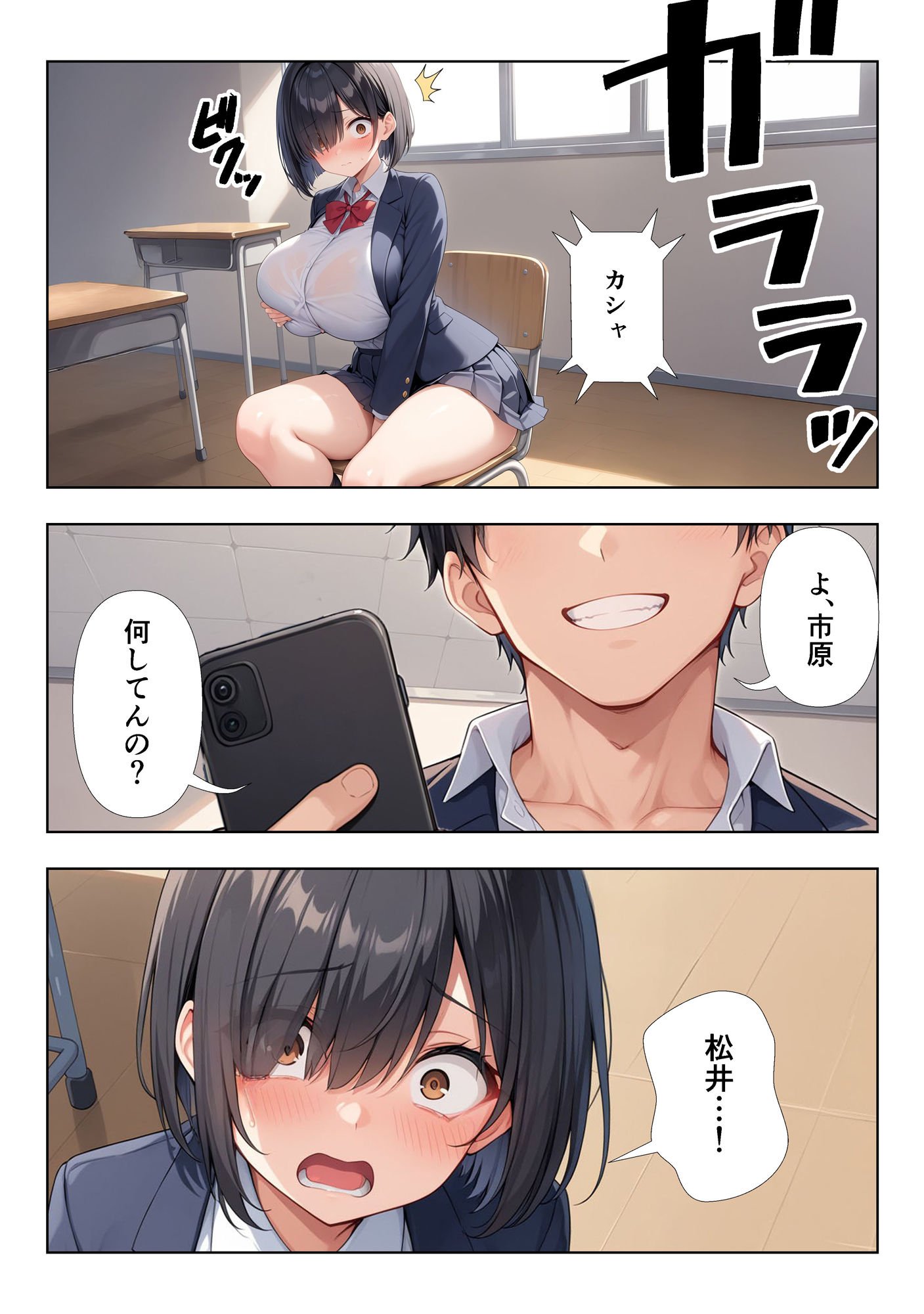 地味巨乳ちゃんの秘密の趣味