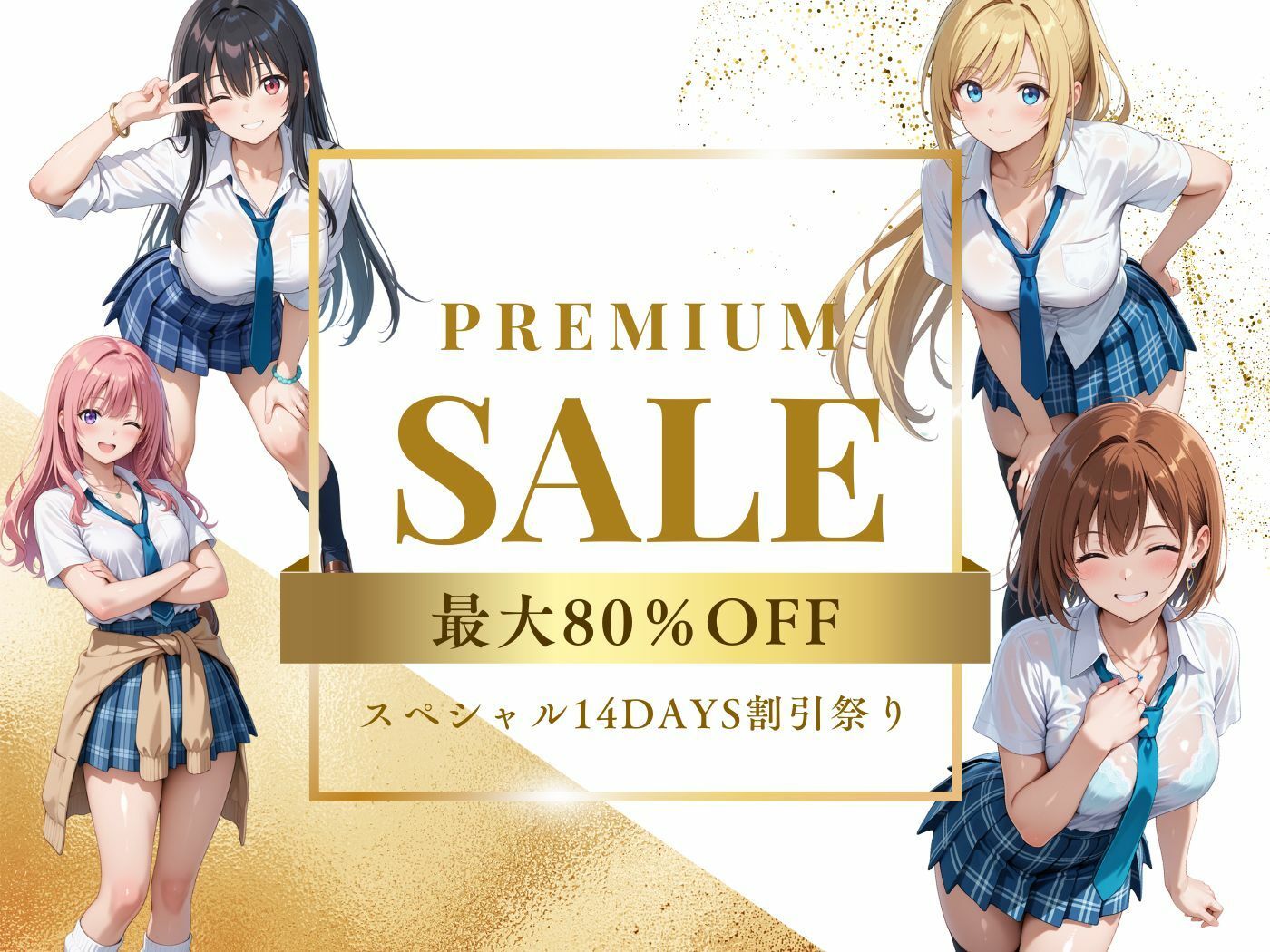 【4Kイラスト】1万3000人の生徒を抱いた校長による榊原春香への性指導（スク水編）