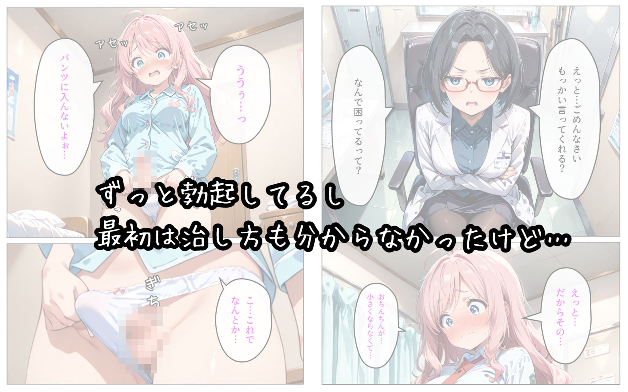 寄生チ〇ポに快楽堕ちして女子校の同級生に種付けしまくる