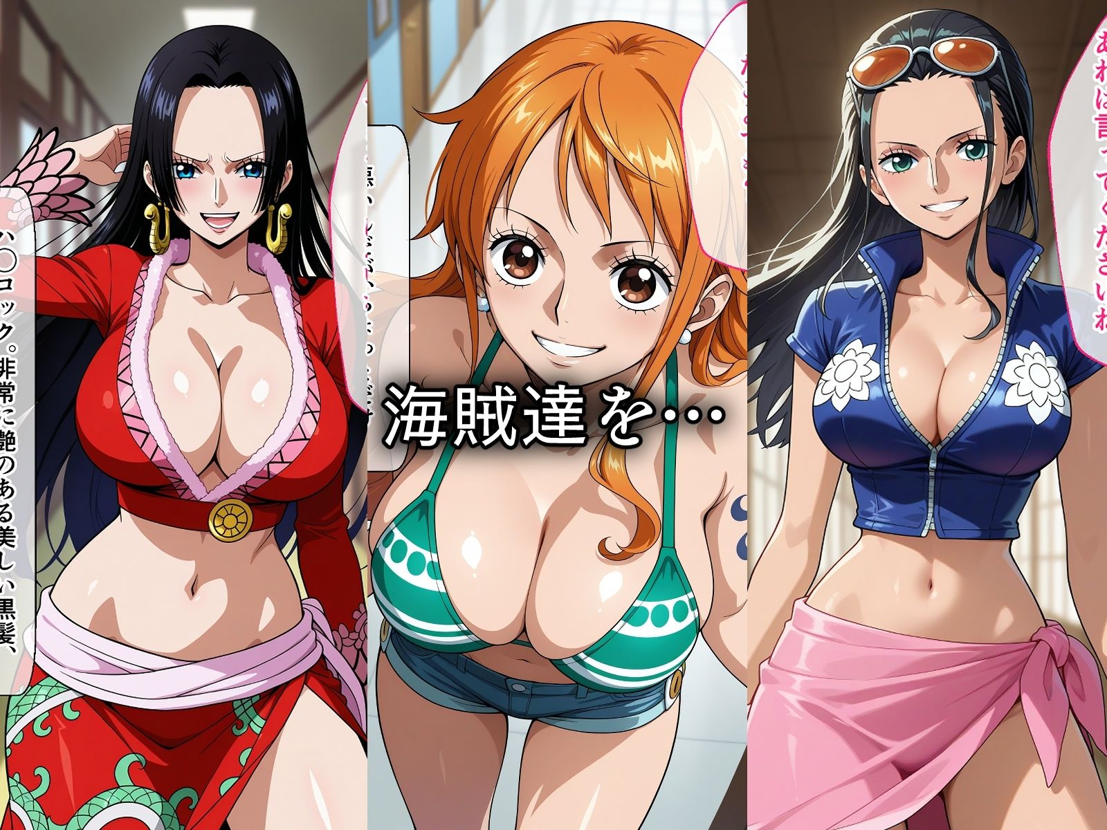 寝取られた女海賊達〜催〇術で種付け完了