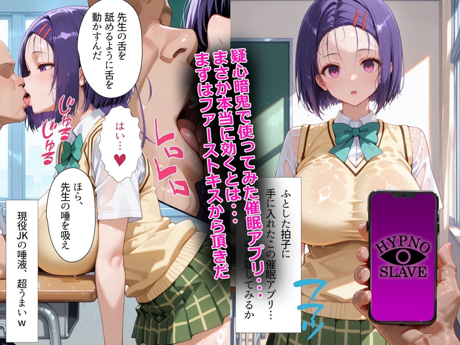 催〇アプリ開発されたカラダ抗えない快楽ボテ腹追加ver-春菜編-