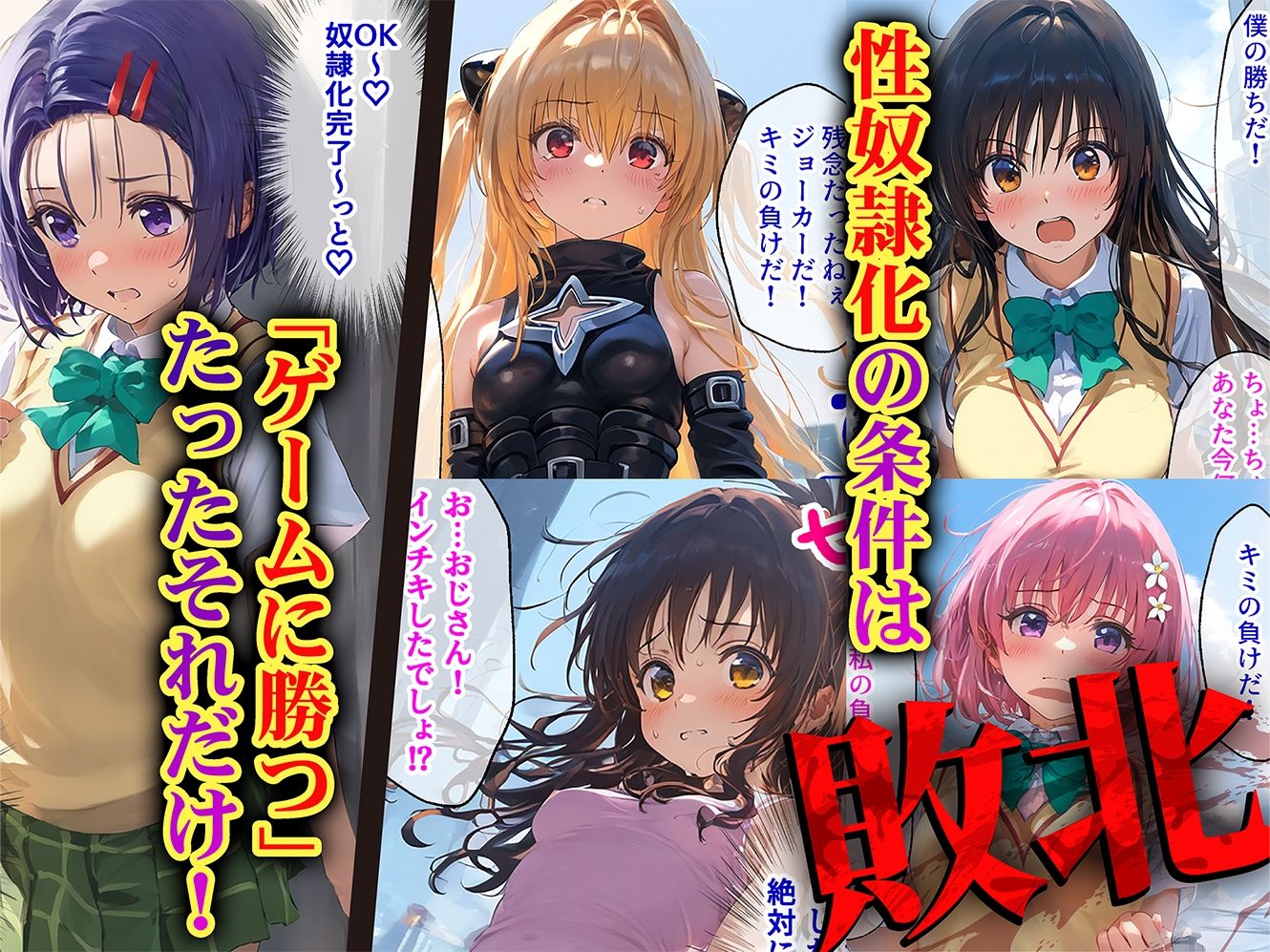 負けたら即性支配〜可哀そうなほどヤられたヒロインたち〜ToL●VEる編