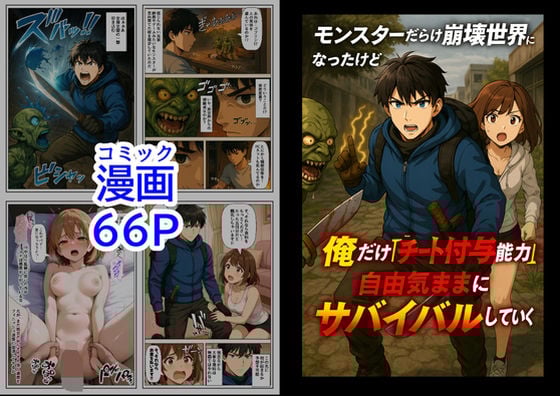モンスターだらけの崩壊世界になったけど、俺だけ【チート付与能力】で自由気ままにサバイバルしていく《第1話》