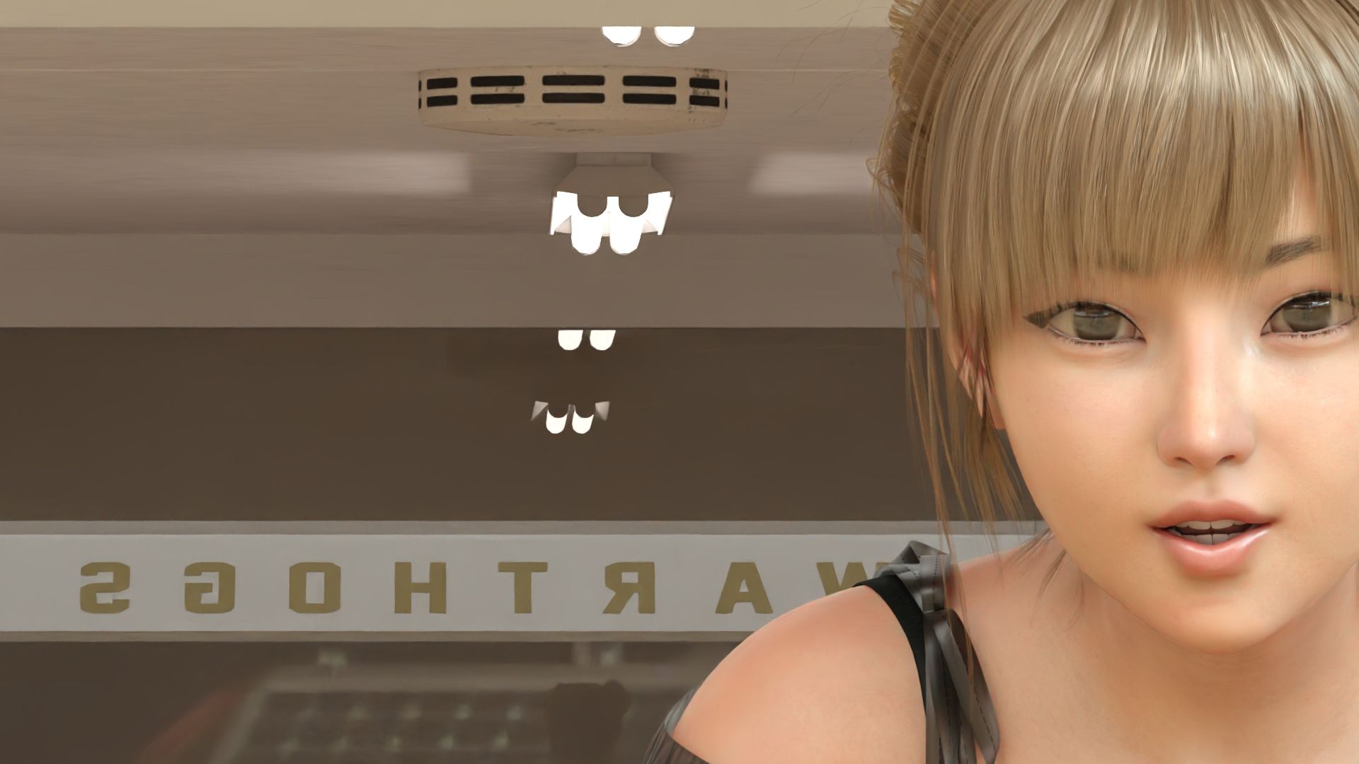 【▲100】生徒会長 一ノ瀬廻里・朝の全校演説後の準備運動『珍粕体操（ちんかすたいそう）』 Vol.001（PV01:純白Tバックパンティ編）