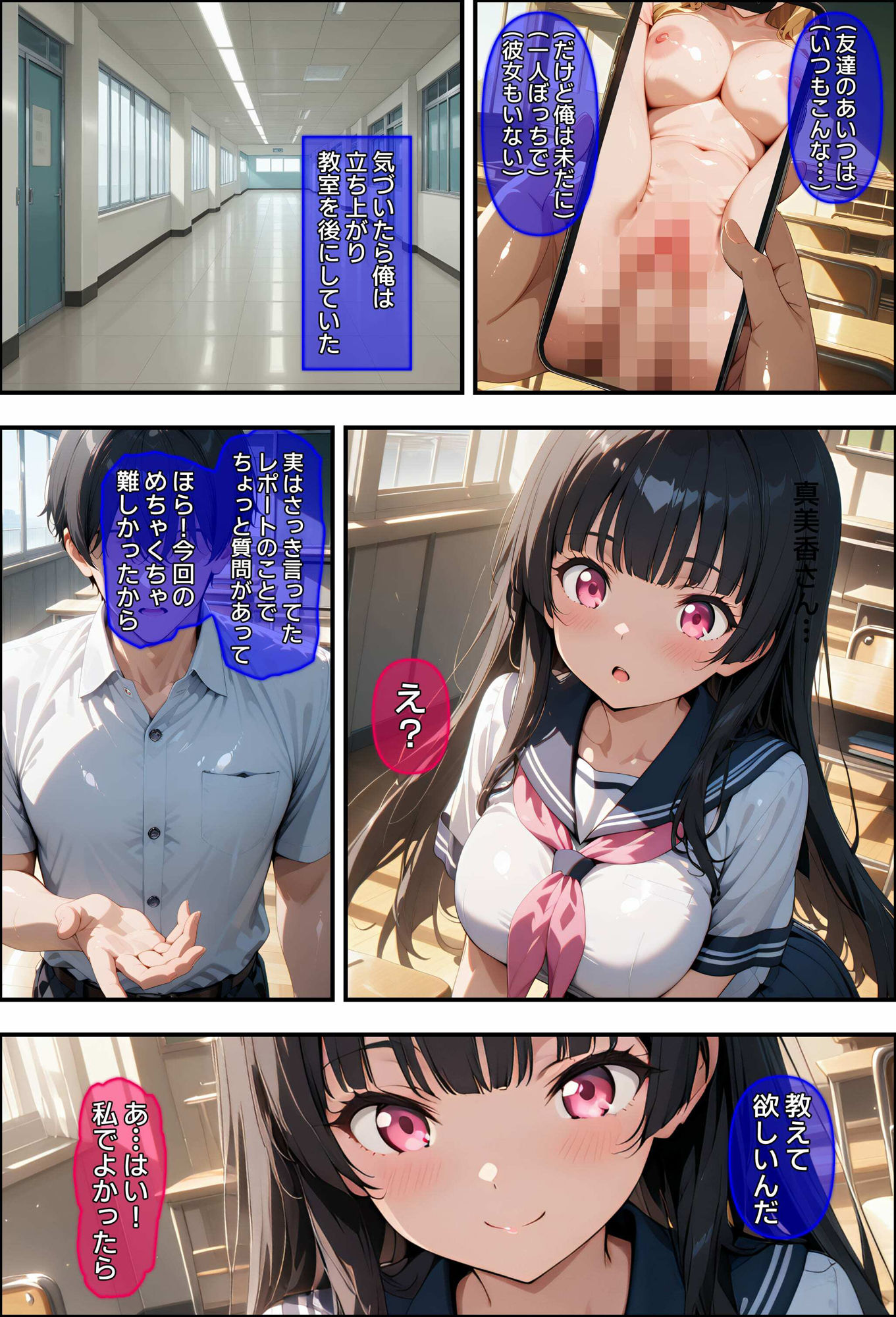 【漫画】処女の陰キャJ〇を壊した日