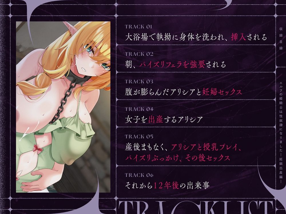 エルフの姫騎士は性奴●になりました〜妊娠、出産編〜