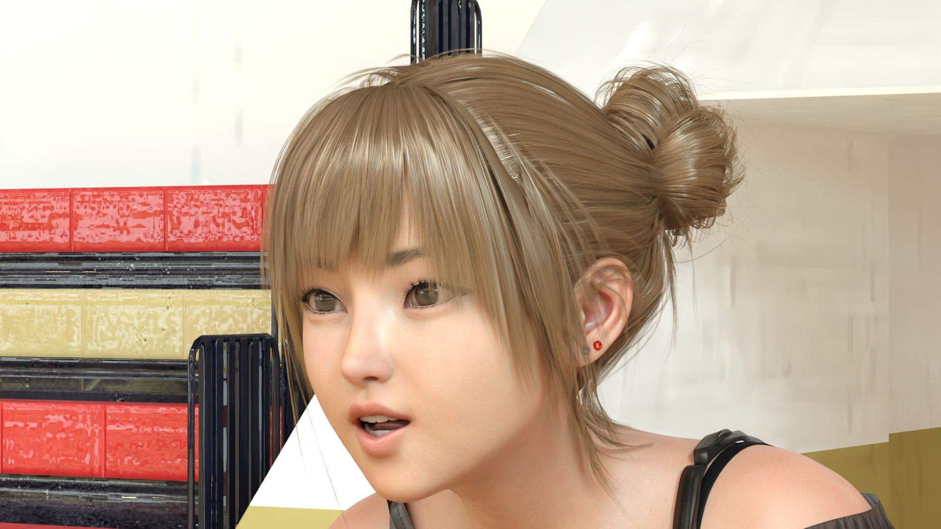 【▲100】生徒会長 一ノ瀬廻里・朝の全校演説後の準備運動『珍粕体操（ちんかすたいそう）』 Vol.005（PV05:さらにピンクサテン地ド派手ヒョウ柄パンティ編）