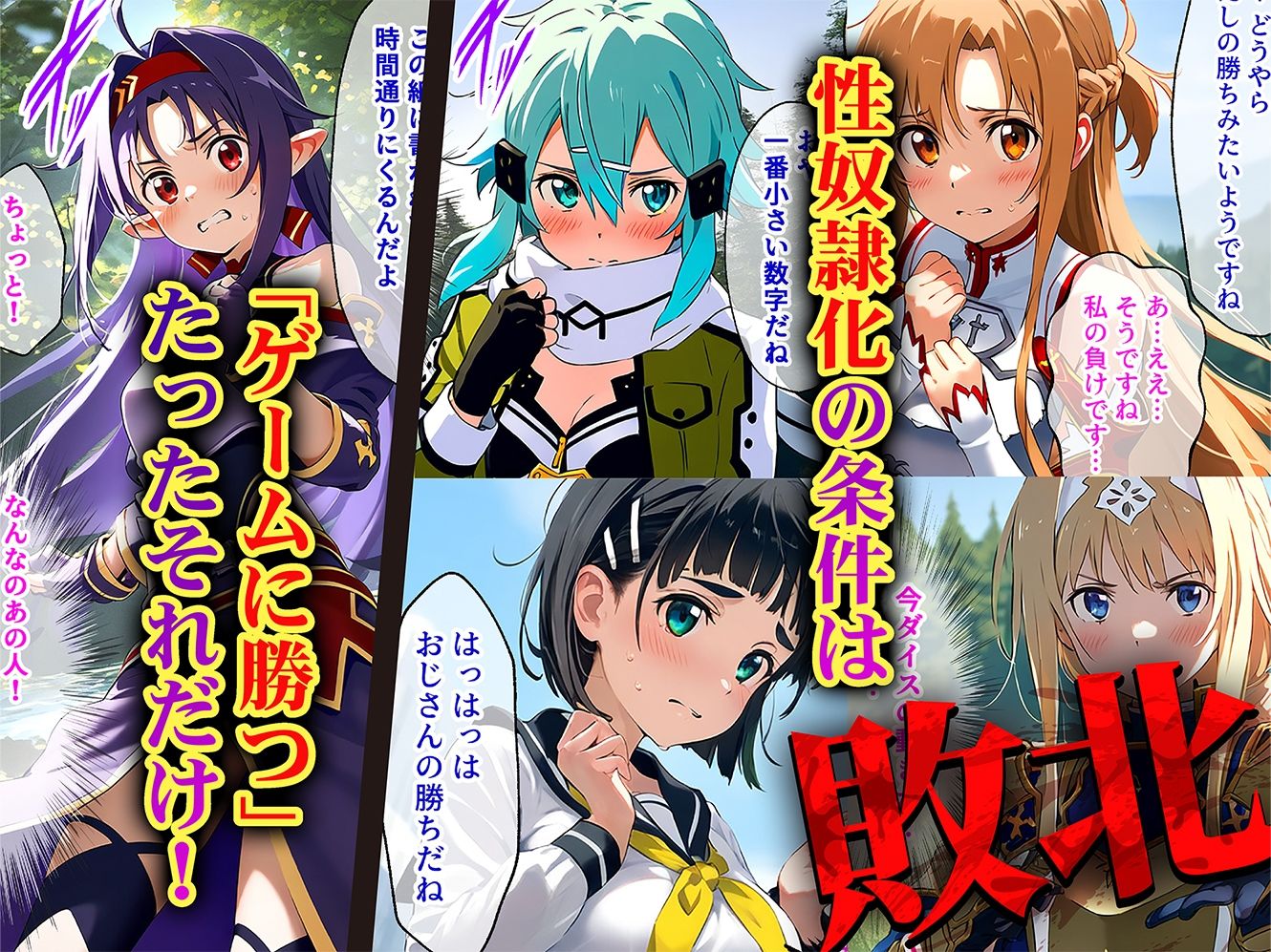 負けたら即性支配〜可哀そうなほどヤられたヒロインたち〜SA〇編