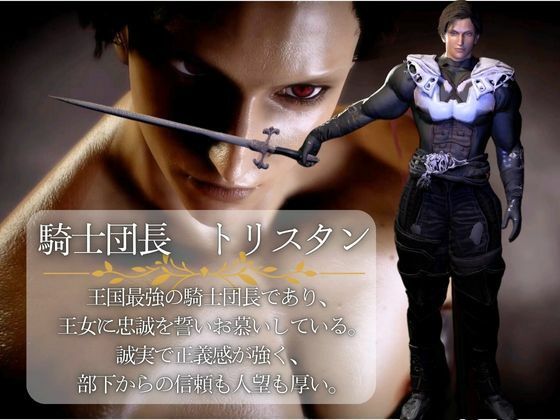 【3D】絶倫イケメン騎士団長と王女様の寝室ラブラブえっちで射精回数17回