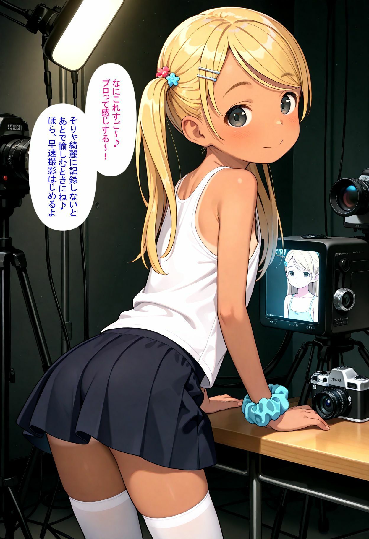 ミニスカお便女パーク2--純粋天使の地下ビ撮影