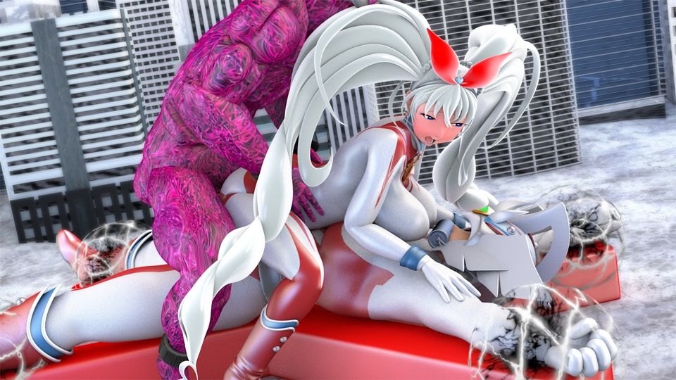 光の女神メロディナVSインキュバス星人・仲間の目の前で