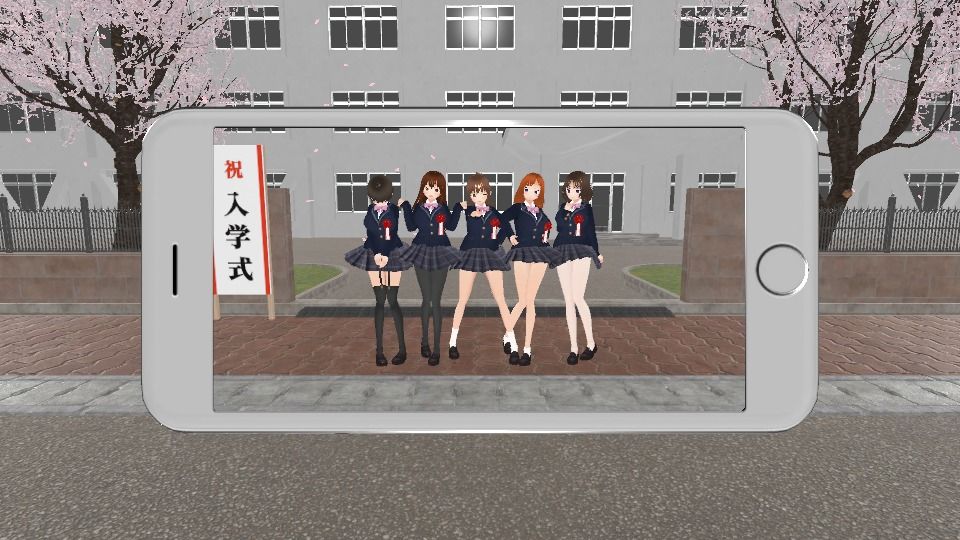 ○○学園の日々 入学式編