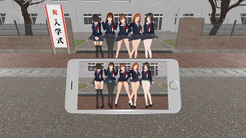 ○○学園の日々 入学式編