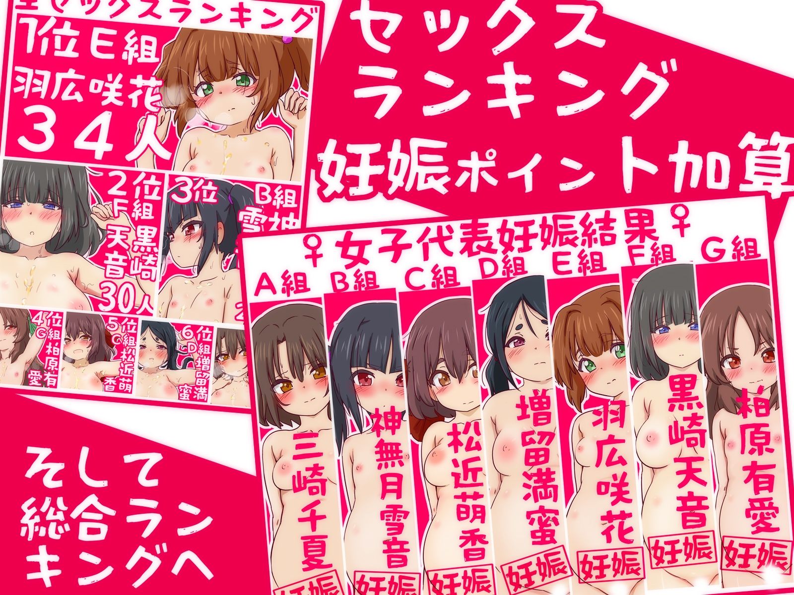 女子ランキング結果発表-クラス対抗性教育祭！-