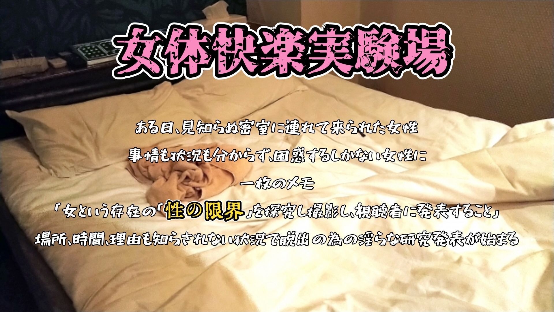 『女体快楽実験場』 被験体No,003 「七瀬 トオル」Stage,1 後編