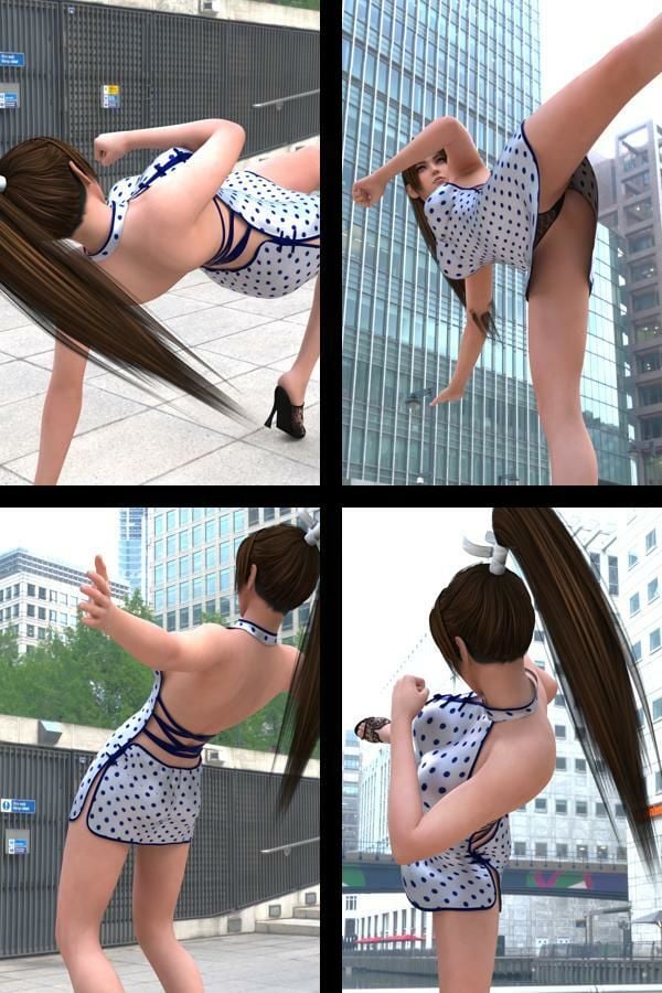 【TD100】元祖セクシー女性格闘家『不知火舞（しらぬいまい）』の写真集SexyNinja-31