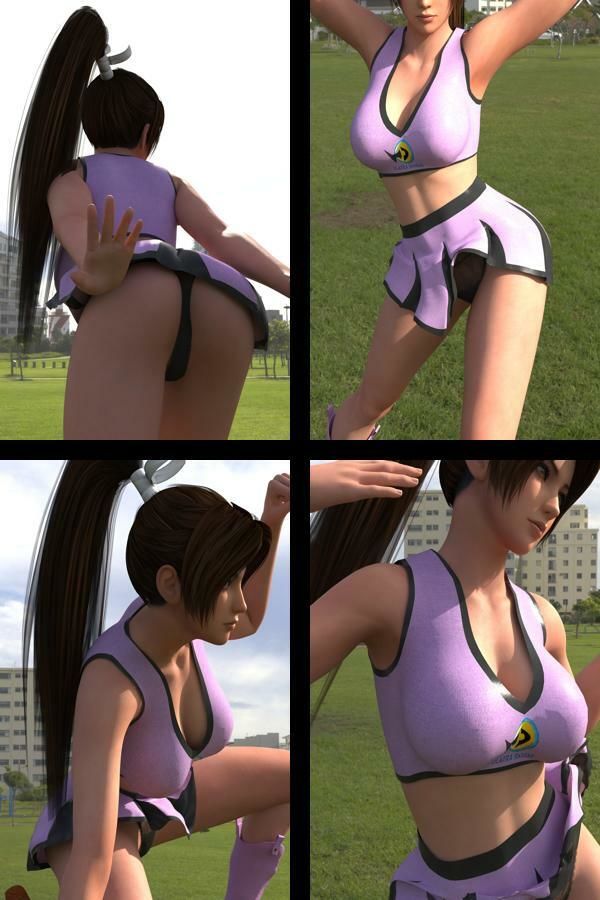 【TD100】元祖セクシー女性格闘家『不知火舞（しらぬいまい）』の写真集SexyNinja-34