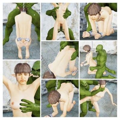 エルフ剣士敗北