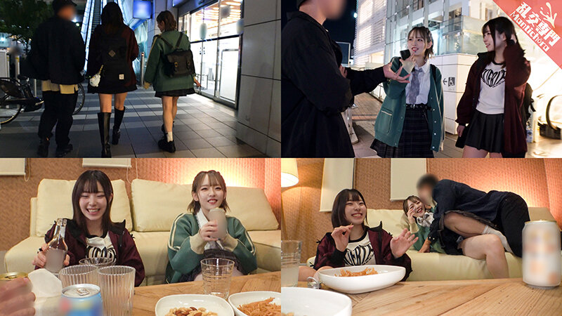 二子玉川駅前でめちゃかわ女子大生捕獲 ナンパ→連れ込み4P乱交パーティ ノリ最強JD2人と楽しく飲んで明るくハメまくる健全な親睦会(笑)