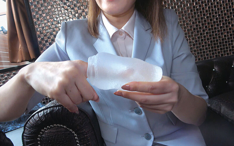 オナホール訪問販売員の美人お姉さん3