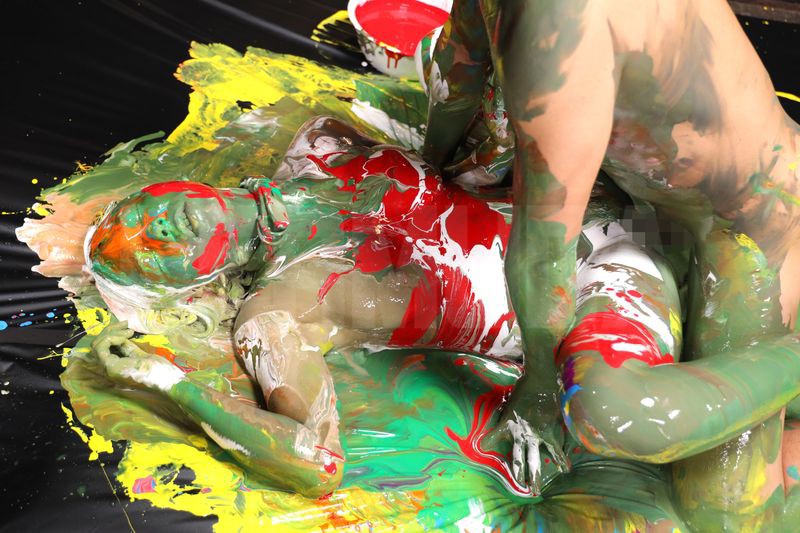 ペイント狂乱奴● 岬あずさ