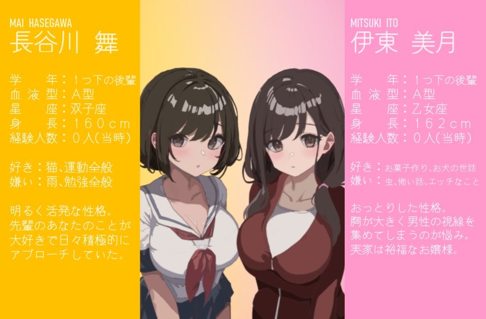 前まで僕のことが好きだったのにW（ダブル）〜後輩2人を他のオスに奪われ、ザコオス認定されてボコられるお話〜