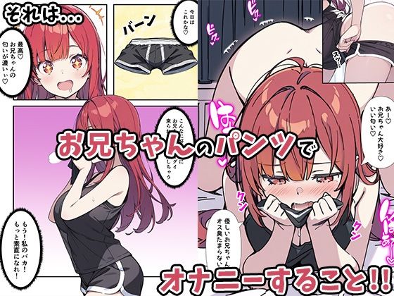 性欲ムンムンツンデレ妹が俺のパンツでオナニーしてたので我慢出来ず膣内出しした話