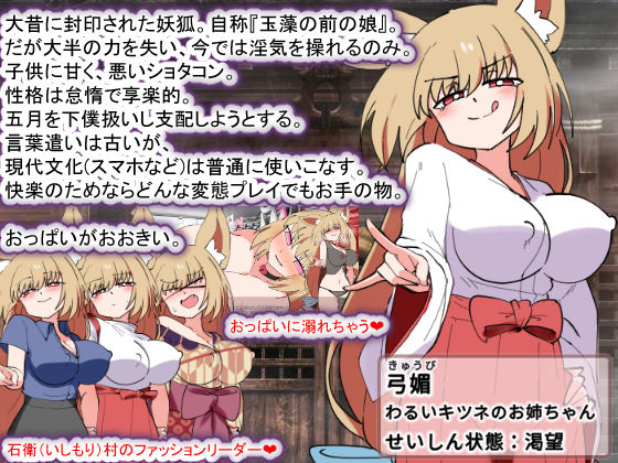 おきつねさまとおねショタ夏日記W――ダブルお姉ちゃんとひみつののぞき穴