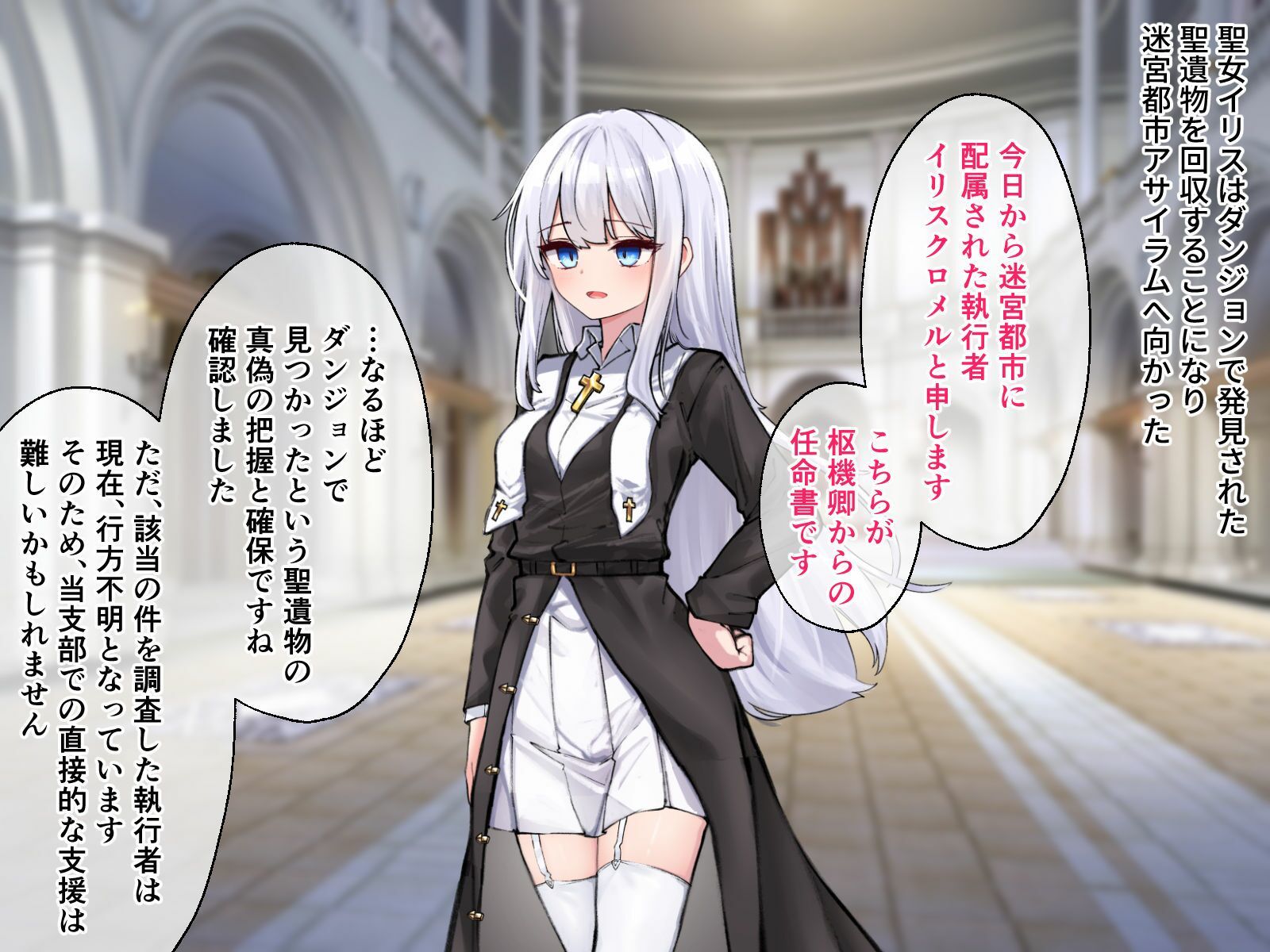 迷宮都市アサイラム CGノベル版 前編 〜性を蹂躙する魔物と屈辱の聖女〜
