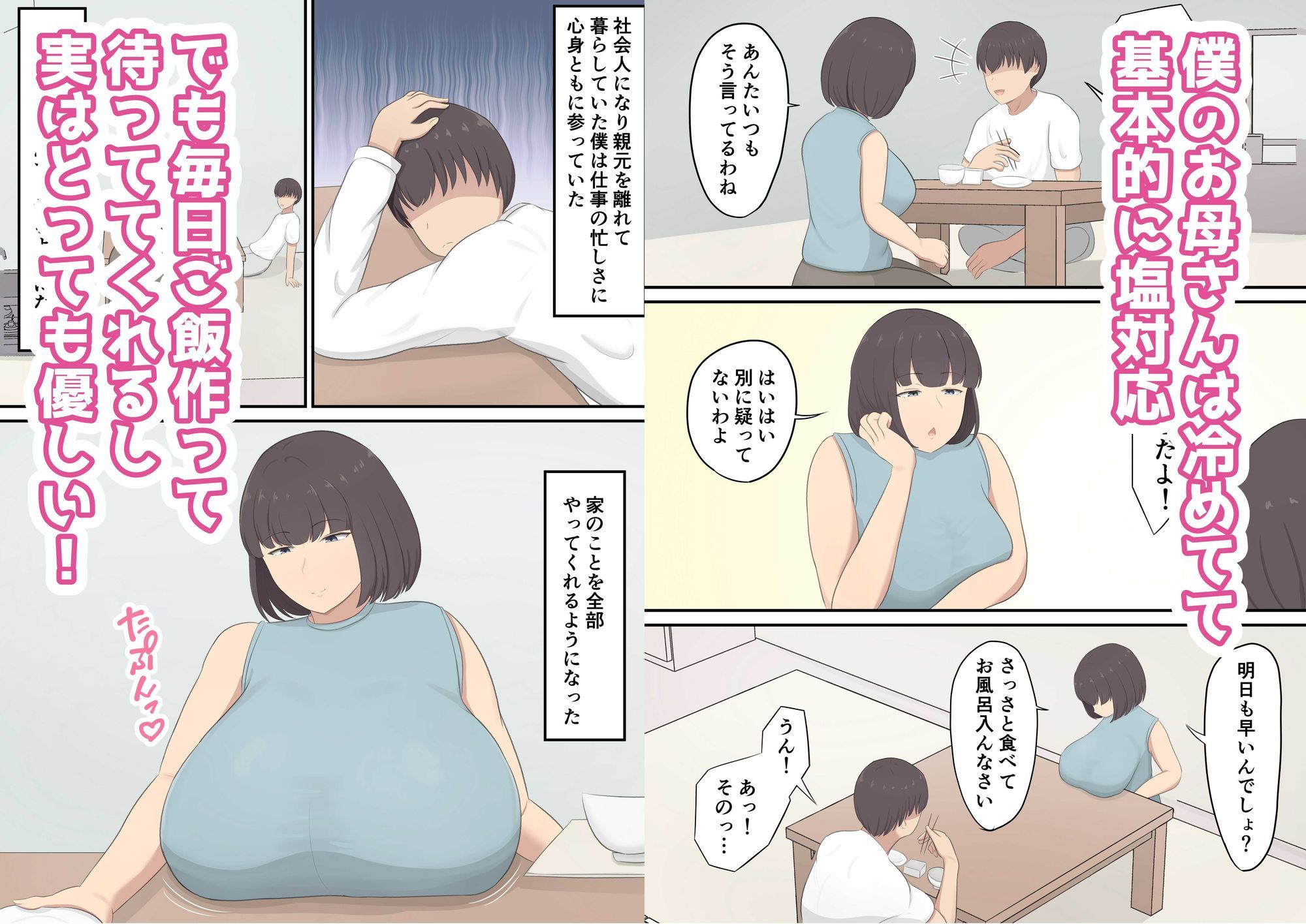 塩対応だけど優しいお母さんとセックスする日常
