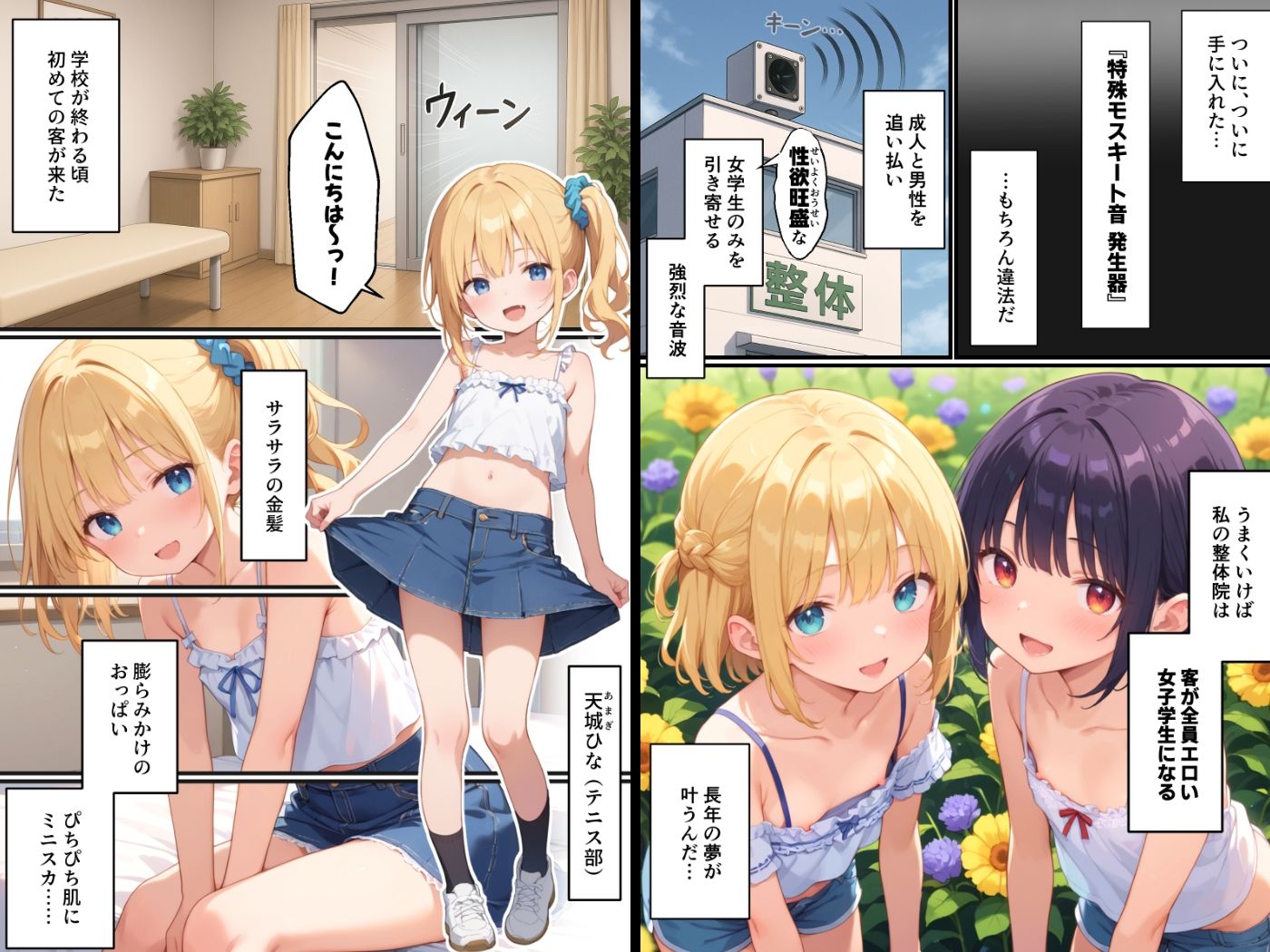 整体院を改造したらエロい美少女しか来なくなったので好き放題ヤります。