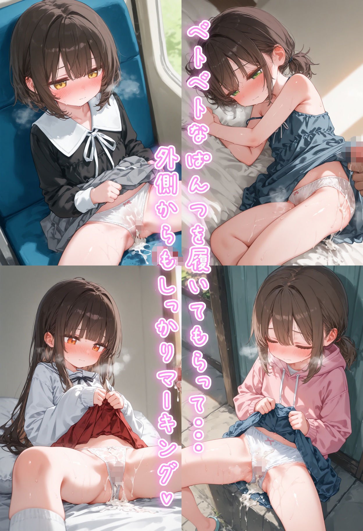 可愛い女の子のおまんこ見ながらパンツの中に射精したい！2