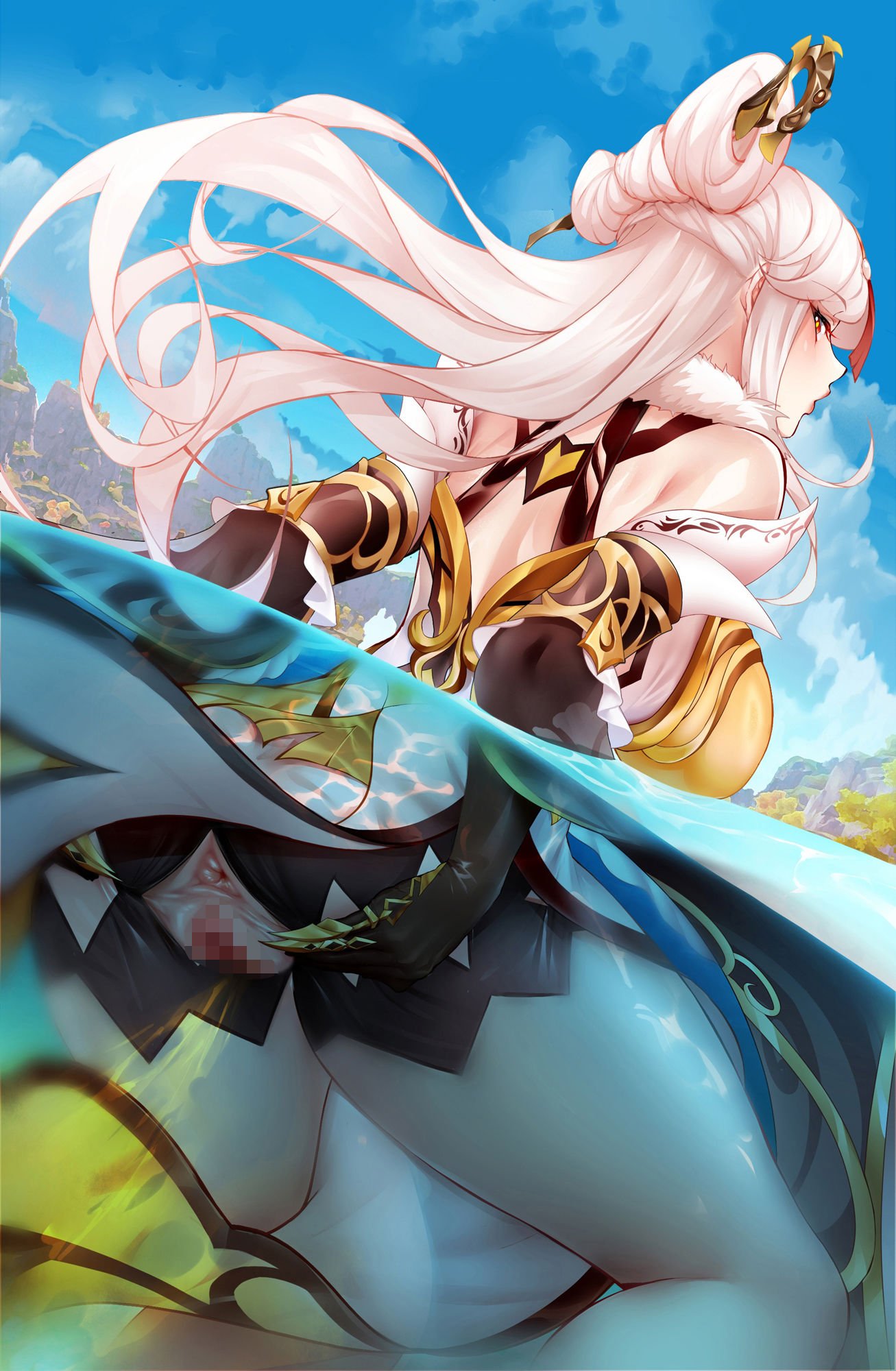 河童は原Oの美女達のケツ穴から、エグいもん盗んでった。