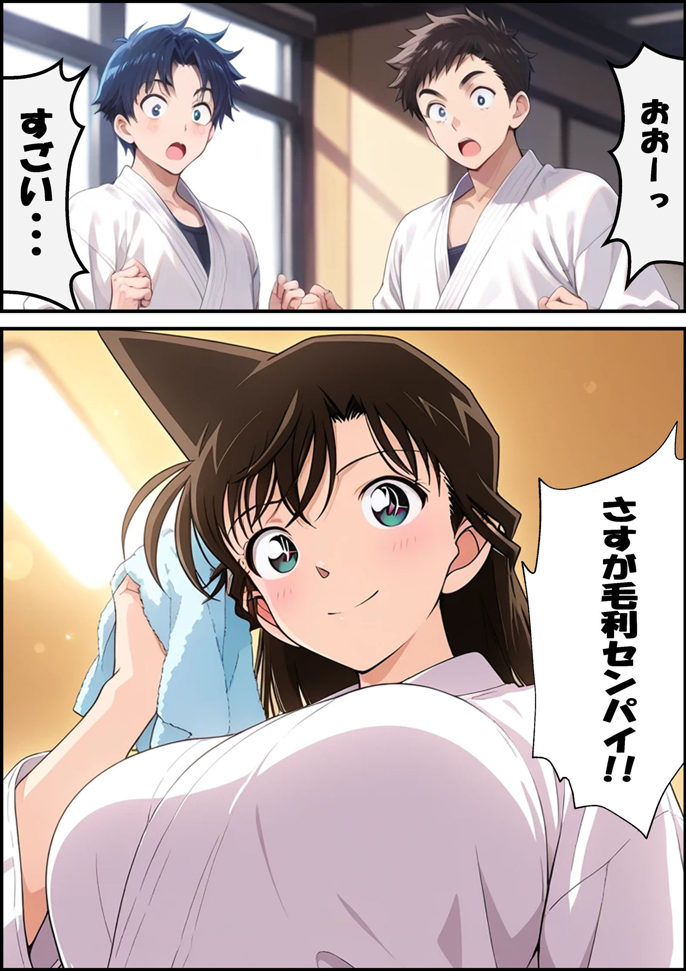 名探偵コ〇ン 毛利蘭 強●わいせつ事件