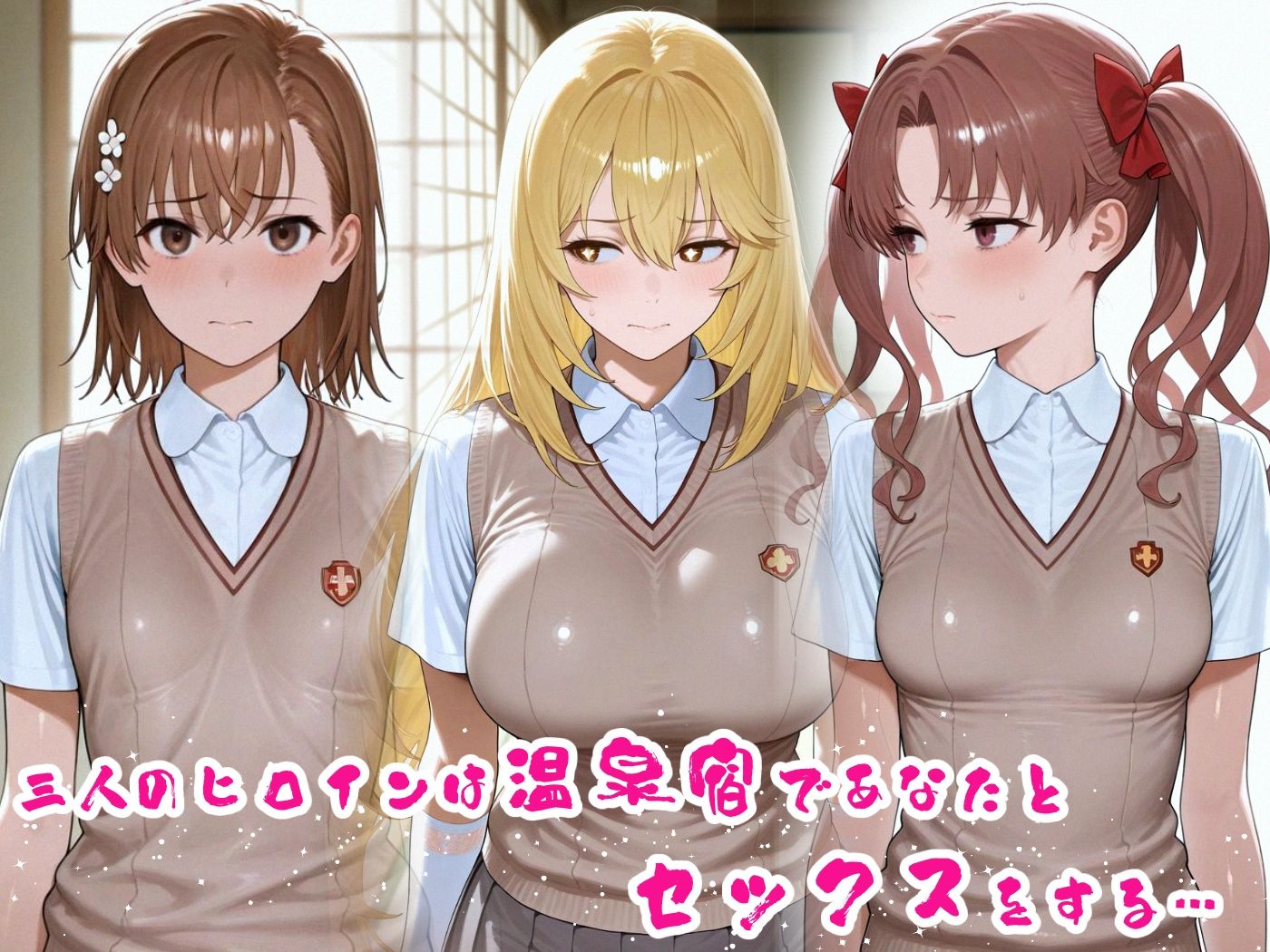 温泉宿でSEX -とある〇学の超〇磁砲-