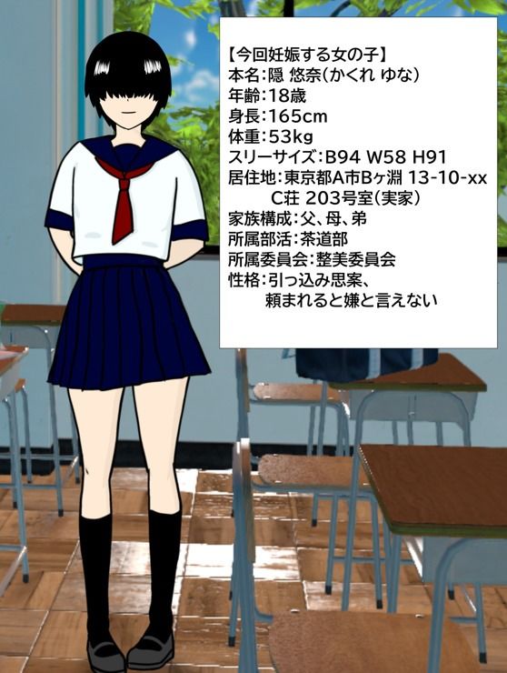 メカクレ地味子が、キモオタとの強●中出し交尾で妊娠するまでの記録。