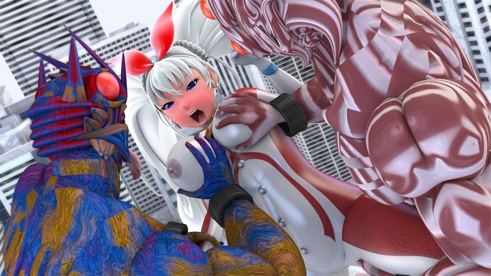 光の女神メロディナVSデュアル星人&ギャブル星人