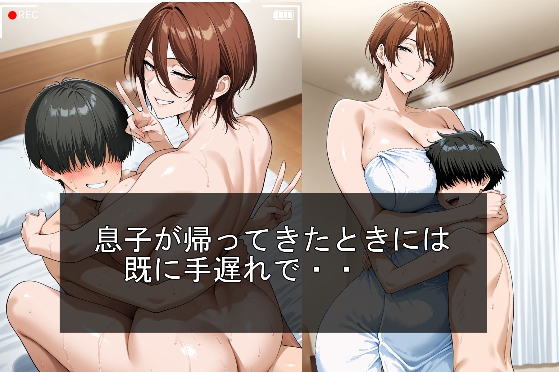 母ちゃんが息子の友達に寝取られる