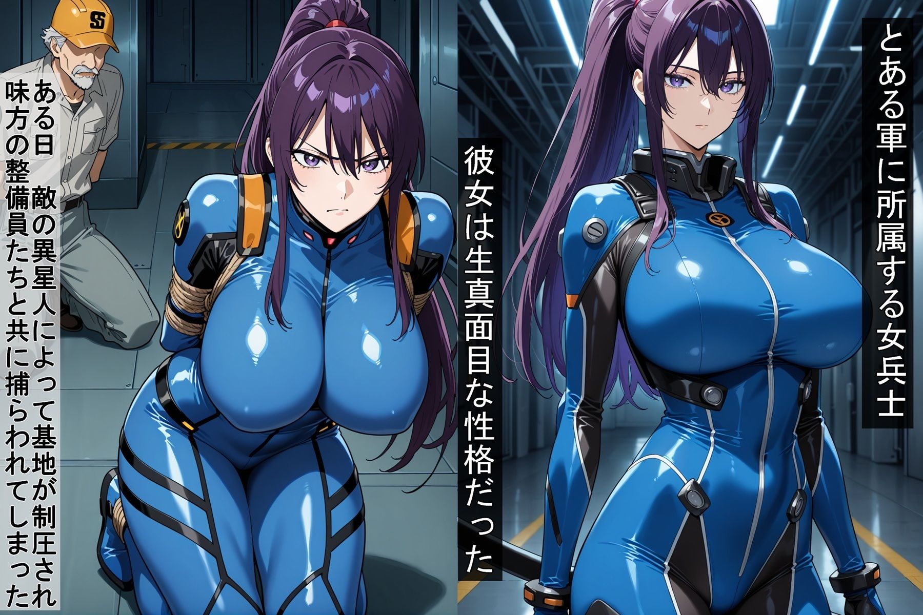 裸で味方と独房に入れられた女兵士