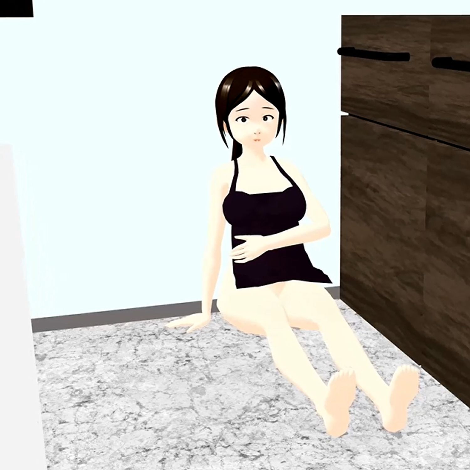 【期間限定】裸エプロンでバナナフェラ 北野聖子