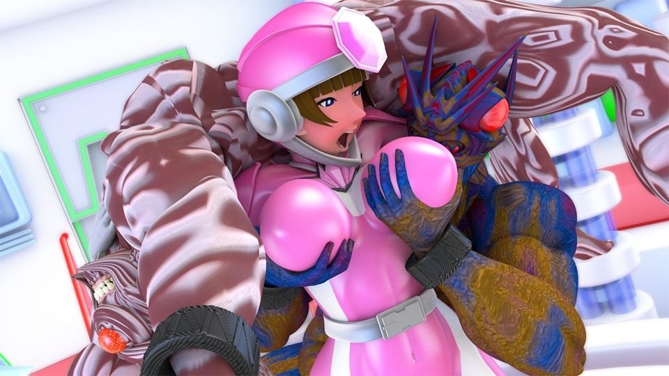 輝石戦隊キボンヌジャー『戦隊ピンクVSデュアル星人＆ギャブル星人』