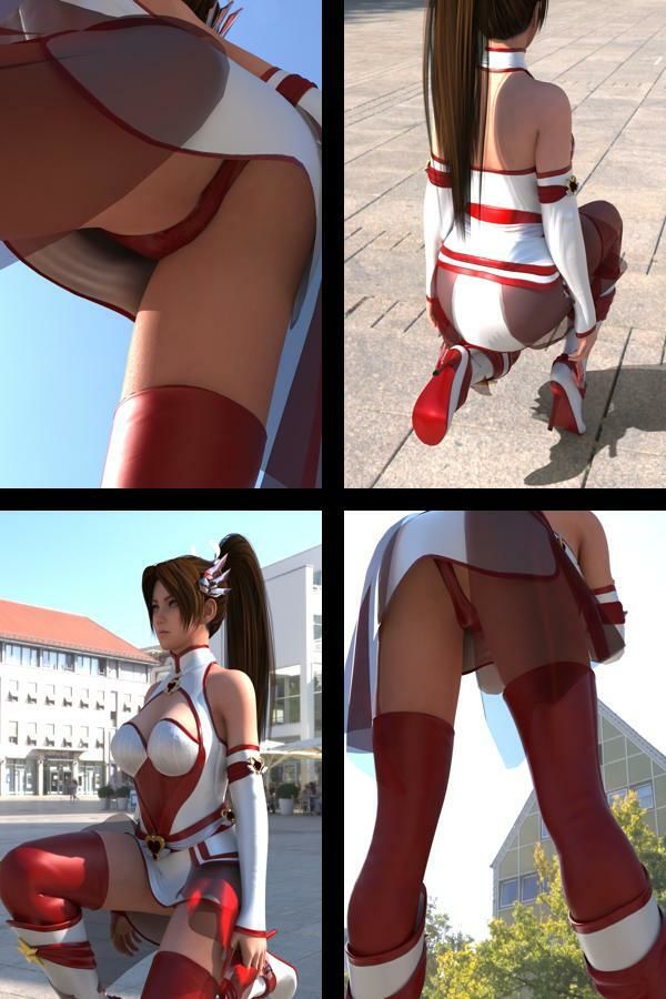 【TD100】元祖セクシー女性格闘家『不知火舞（しらぬいまい）』の写真集SexyNinja-48
