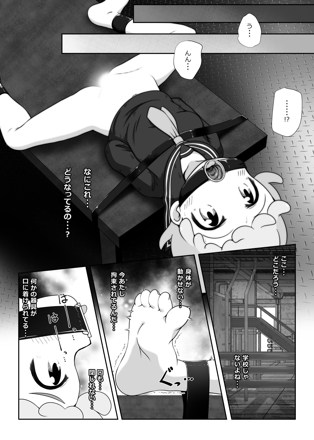 女の子を拉致して 喉奥をひたすら快楽調教し 口便器として販売するお話