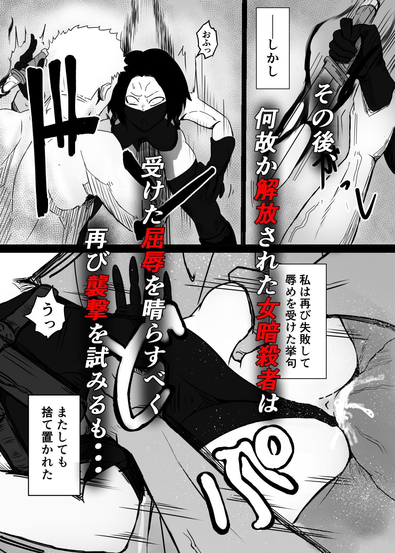 アンサツシャハ失敗シタ